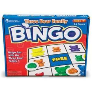  12 Pack LEARNING RESOURCES THREE BEAR FAMILY BINGO 