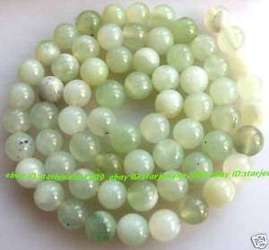 natural Green Jade 6mm Round gemstone Beads 15  