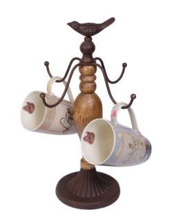 Shabby Cottage Chic Mug Tree Coffee Cup Holder 807472402864  