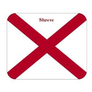  US State Flag   Shreve, Alabama (AL) Mouse Pad 