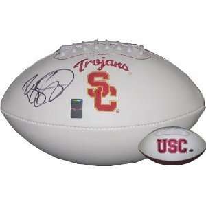  Reggie Bush signed USC Trojans Logo Football  Bush 
