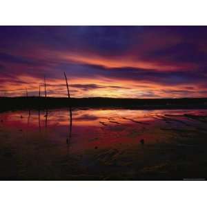  Dramatic Shot of a Twilight Sky over the Basin and its 