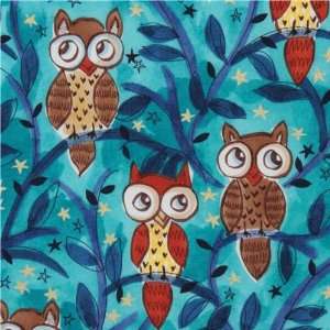  Michael Miller USA designer fabric Moonlit Owls (Sold in 