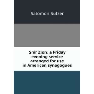  Shir Zion Salomon Sulzer Books