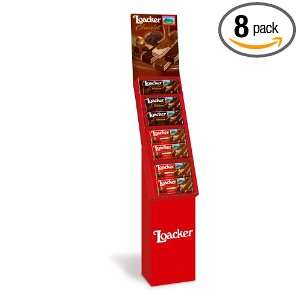 Loacker Mixed Chocolate Enrobed Wafer Shipper, 4.16 Ounce (Pack of 8 
