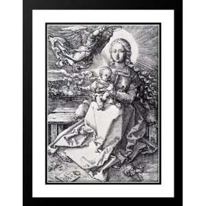 Durer, Albrecht 19x24 Framed and Double Matted Madonna Crowned By An 