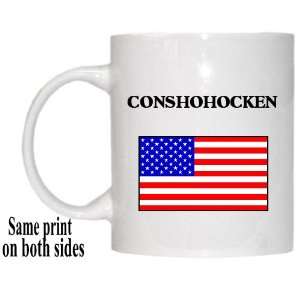  US Flag   Conshohocken, Pennsylvania (PA) Mug Everything 
