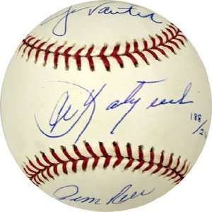  Jim Rice, Jason Varitek and Carl Yastrzemski Autographed 