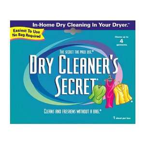 Dry Cleaners Secret In Home Home Dry Cleaning, 1 Sheet, (Cleans 4 