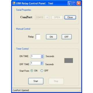 USB Relay Controller RS232 Serial Control Relay Board  