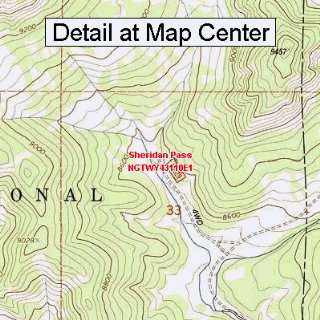   Map   Sheridan Pass, Wyoming (Folded/Waterproof)