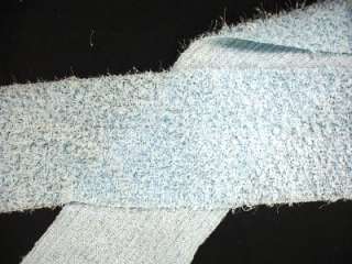 SOFT Blue Faux Fur Eyelash Fabric Trim 4wide  6 YARDS  