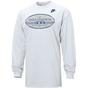 Nike New York Mets White Shea Stadium Long Sleeve T shirt 