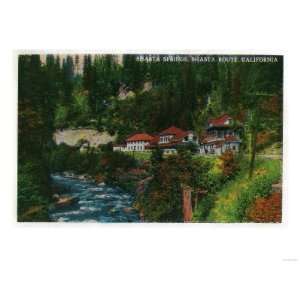  Shasta Springs on the Shasta Route   Shasta, CA Giclee 