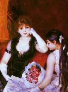 FRAMED RENOIR At the Concert Painting Repro CANVAS ART  