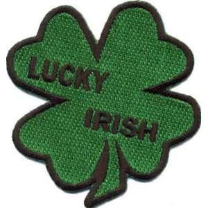  Lucky Irish Shamrock Ireland Funny NEW Biker Vest Patch 
