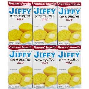  Jiffy Corn Muffin, 8.5 oz, 6 ct (Quantity of 4) Health 