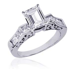   Cut Diamond Engagement Ring SI1 F IGI Fascinating Diamonds Jewelry