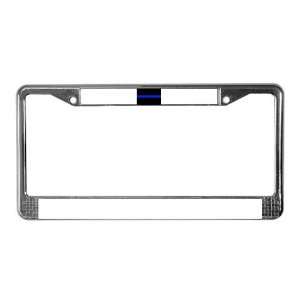  Thin Blue Line License Plate Frame by  