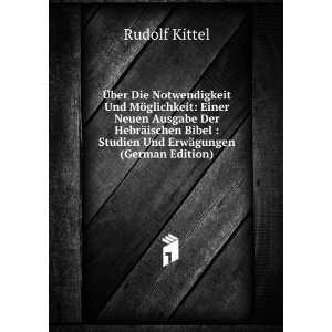    Studien Und ErwÃ¤gungen (German Edition) Rudolf Kittel Books