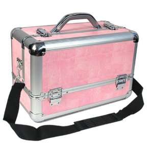  Seya Pink 3 Tray Makeup Case Beauty