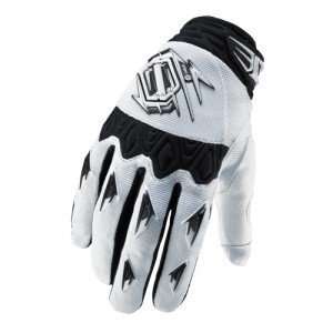  2011 Shift Racing Strike Gloves   White   12 (XX Large 