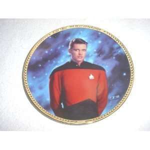   Star Trek Next Generation Ensign Wesley Crusher Plate 