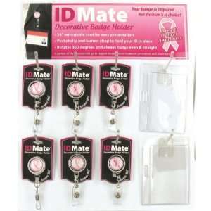 Breast Cancer Rotating Badge Holder Case Pack 24   816117 