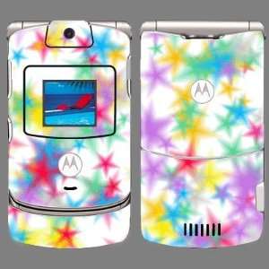  Motorola V3 Cute Colorful Stars Skin 22476 Everything 