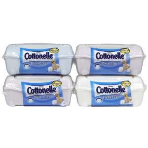  Cottonelle Fresh Flushable Moist Wipes Tub, 42 ct 4 pack 