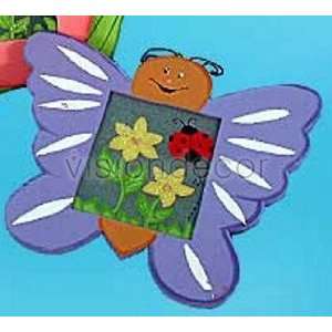   Purple Butterfly Country Style Home Wall Plaque Decor