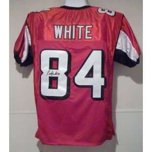 Roddy White Autographed Atlanta Falcons Red Size XL Jersey 