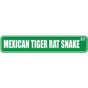   MEXICAN TIGER RAT SNAKE ST  STREET SIGN