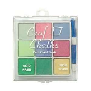  Craf T Products Decorating Chalk 9 Color Set Garden Blooms 