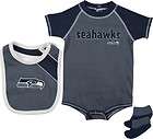 Seattle Seahawks Infant White Woven Team Logo Sock