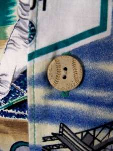 Mens REYN SPOONER Seattle Mariners Baseball Print Shirt  Size XXL/2XL 