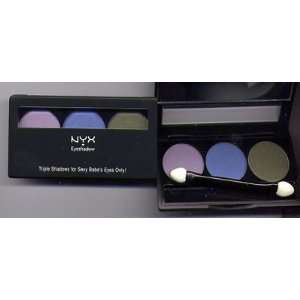  NYX 3 Color Eyeshadow Trio #9 LILAC /PACIFIC/KIWI Beauty
