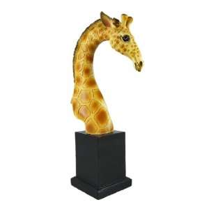  Beautiful Giraffe Head Mini Bust Statue Africa Wild