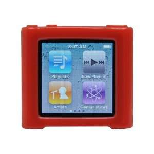  CrazyOnDigital Red TPU Skin Case Apple iPod Nano 6G 6th 