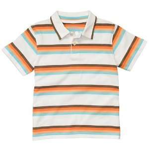    OshKosh BGosh Brown Stripe Polo Shirt BROWN/MULTI 18 Mo Baby