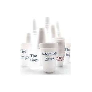  Personalized Custom Styrofoam Cups Set of 100 Kitchen 