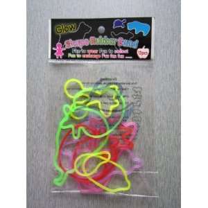    dhl rubber bands shape rubber band 2400packs glow Toys & Games