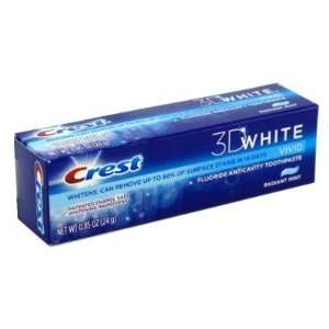 Crest Toothpaste .85 oz. 3D White Radiant Mint (Pack of 36) (3 Pack 