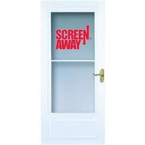  36 White Screenaway Door