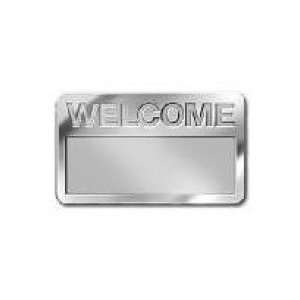 Badge Welcome/Cut Out Letters Magnetic Silver Everything 