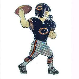 44 Lighted NFL Chicago Bears Animated Lawn Football Player Yard Art