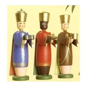  Three Kings Erzgebirge Wood Miniature Figurines