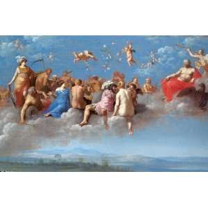   Poelenburgh   32 x 22 inches   The Feast of the Gods