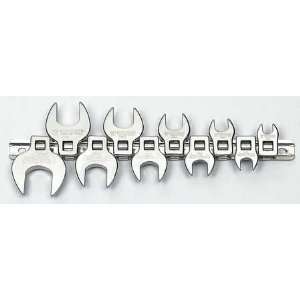 Crowfoot Wrench Set 38 Dr SAE 10 Pc