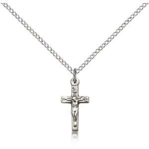  Sterling Silver Crucifix Pendant Jewelry